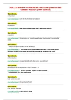 BIOL 235 Midterm 1 UPDATED ACTUAL Exam Questions and&NewLine;CORRECT Answers &lpar;100&percnt; Verified&rpar;
