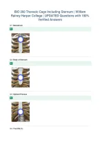 BIO 260 Thoracic Cage Including Sternum &vert; William&NewLine;Rainey Harper College &vert; UPDATED Questions with 100&percnt;&NewLine;Verified Answers