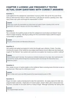 Chapter 3 License Law Frequently Tested&NewLine;Actual Exam Questions With Correct Answers
