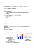 Hoorcollege aantekeningen Cognitie en gedrag &vert; UU &vert; 2025&sol;26