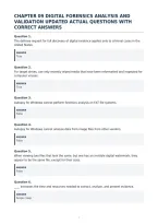 Chapter 09 Digital Forensics Analysis And&NewLine;Validation Updated Actual Questions With&NewLine;Correct Answer