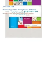Pharmacology and the Nursing Process&comma; 9th Edition &vert; Complete Test Bank&comma; &lpar;Exam Questions & Answers&rpar;2026