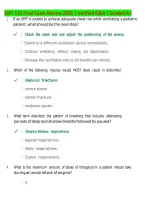 EMT 115 Final Exam Review 2026 &vert; 168 Most Tested Questions & Verified Answers &vert; Latest Update &vert; Graded A&plus;