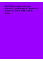 NOCTI Electrical Exam Review &ndash; Electrical Theory&comma; Wiring & Certification Preparation &ndash; 2026 Updated