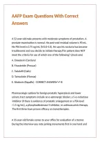 AAFP Exam Questions With Correct Answers 