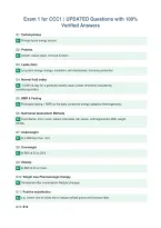 Exam 1 for CCC1 &vert; UPDATED Questions with 100&percnt;&NewLine;Verified Answers