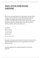 Ancc Actual Paper Solved&NewLine;Questions