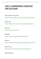 Ancc Comprehensive Questions&NewLine;And Solutions