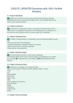 COG170 &vert; UPDATED Questions with 100&percnt; Verified&NewLine;Answers