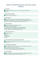 COG170 &vert; UPDATED Questions with 100&percnt; Verified&NewLine;Answers&NewLine;