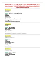 BIOS 251 Exam 2 Test Bank &vert; Complete UPDATED ACTUAL Exam&NewLine;Questions and CORRECT Answers for Exam Success Graded A&plus;&NewLine;100&percnt; Pass Guaranteed&NewLine;