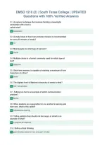 DMSO 1210 &lpar;2&rpar; &vert; South Texas College &vert; UPDATED&NewLine;Questions with 100&percnt; Verified Answers