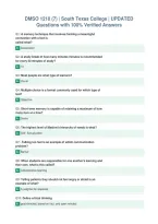 DMSO 1210 &lpar;7&rpar; &vert; South Texas College &vert; UPDATED&NewLine;Questions with 100&percnt; Verified Answers