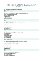 DMSO 1210 &lpar;11&rpar; &vert; UPDATED Questions with 100&percnt;&NewLine;Verified Answers
