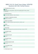 Package deal For DMSO 1210 EXAMS all with UPDATED Questions and 100&percnt; Verified Answers