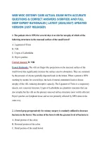 Web Woc Ostomy Care Actual Exam With Accurate Questions & Correct Answers &lpar;Verified&rpar; And Full Deep Expert Rationales &vert; Latest &lpar;2026&sol;2027&rpar; Updated Version &lbrace;Just Released&rcub;