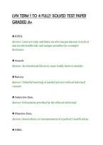 Lvn Term 1 To 4 Fully Solved Test Paper&NewLine;Graded A&plus;