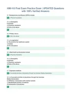 HIM 410 Final Exam Practice Exam &vert; UPDATED Questions&NewLine;with 100&percnt; Verified Answers