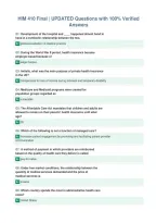 HIM 410 Final &vert; UPDATED Questions with 100&percnt; Verified&NewLine;Answers