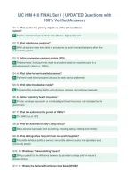 UIC HIM 410 FINAL Set 1 &vert; UPDATED Questions with&NewLine;100&percnt; Verified Answers