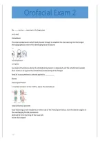 Orofacial Exam &vert; Questions&comma; Answers & Study Guide &vert; 2026&sol;2027
