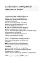 QAC Exam 2026&sol;2027 &vert; Study Guide&comma; Practice Questions & Exam Review