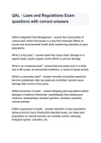 QAL Qualified Applicator License &lpar;QAL&rpar; 2026&sol;2027 &vert; Complete Study Guide&comma; Practice Questions & Exam Prep