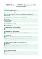 ISDS 3115 exam 1 &vert; UPDATED Questions with 100&percnt;&NewLine;Verified Answers