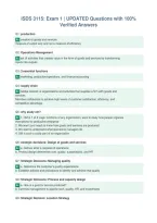 ISDS 3115&colon; Exam 1 &vert; UPDATED Questions with 100&percnt;&NewLine;Verified Answers