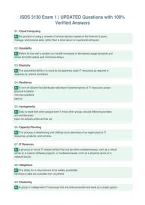 ISDS 3130 Exam 1 &vert; UPDATED Questions with 100&percnt;&NewLine;Verified Answers