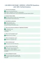 Package Deal For ISDS 3130 EXAMS All With  UPDATED Questions AND 100&percnt; Verified Answers