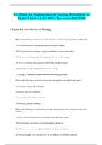 Test Bank for Fundamentals of Nursing 10th Edition by Taylor &ndash; Chapters 1-47