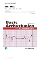 Test Bank for Basic Arrhythmias with 12-Lead EKGs&comma; 9th Edition by Gail Walraven &mdash; Chapters 1&ndash;8 Exam Questions with Answers