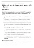 ISYE 6414 Midterm Exam 1 &ndash; Open Book Section &lpar;R&rpar; Part 2 &vert; Complete Questions&comma; Solutions & R Code &vert; 2026&sol;2027 Updated &vert; 100&percnt; Correct &ndash; Georgia Tech&period;