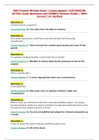 BSIS Firearm Written Exam 2027 55 questions and answers&NewLine;verified A&plus;