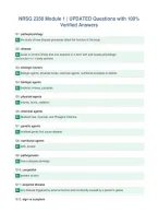 NRSG 2350 Module 1 &vert; UPDATED Questions with 100&percnt;&NewLine;Verified Answers