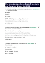 Pss practice questions Exam Questions and Answers &lpar;Rated A&plus;&rpar; 2026