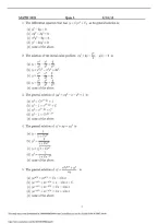 MATH 3321 Quiz 6 &ndash; Differential Equations Practice Test with Solutions&NewLine;&NewLine;