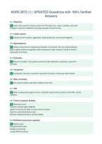NURS 2873 &lpar;1&rpar; &vert; UPDATED Questions with 100&percnt; Verified&NewLine;Answers