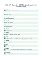 NURS 2873 - Exam &num;1 &vert; UPDATED Questions with 100&percnt;&NewLine;Verified Answers