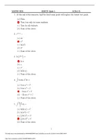 MATH 3321 EMCF 1 &ndash; Calculus Review and Differential Equations Practice Test&NewLine;&NewLine;