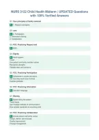 Package Deal For  NURS 3122 EXAMS All With  UPDATED Questions AND 100&percnt; Verified Answers