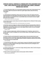 C840&sol;D431 Digital Forensics & Cybersecurity Pre Assessment Wgu&NewLine;Laws &plus; Regs Updated Actual Questions And Correct Answers&NewLine;Verified 2027 Edition