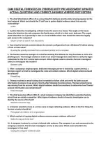 C840 Digital Forensics In Cybersecurity Pre Assessment Updated&NewLine;Actual Questions And Correct Answers Verified 2027 Edition