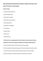  Nr601 Midterm Exam Questions And Correct Verified Solutions Latest Update This Year &ndash; Just Released