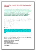 NCLEX-RN Exam Prep 2026&sol;2027 &vert; NGN Practice Questions & Detailed Rationales