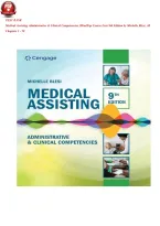 TEST BANK For Medical Assisting Administrative & Clinical Competencies &lpar;MindTap Course List&rpar; 9th Edition by Michelle Blesi&comma; Verified Chapters 1 - 58&comma; Complete Newest Version