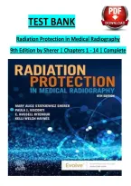 TEST BANK for Radiation Protection in Medical Radiography 9th Edition by Sherer