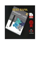 Test Bank for Primary Care&colon; Interprofessional Collaborative Practice 6th Edition by Terry Mahan