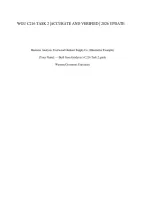 Wgu C216 Task 2 &vert;Accurate And Verified &vert; 2026 Update